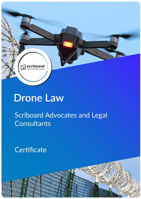 certificate  drone law