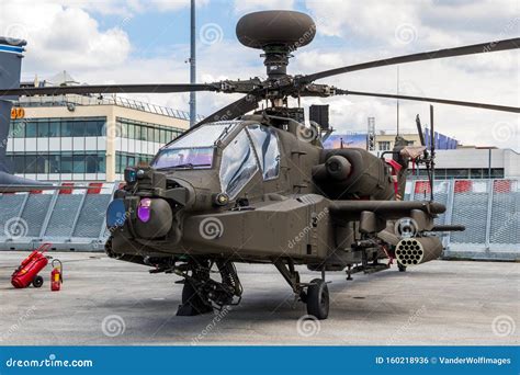 army boeing ah  apache guardian attack helicopter editorial photo