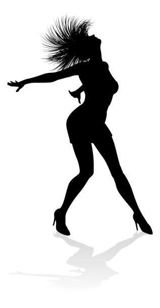 Best Sexy Black Women Body Silhouettes Illustrations