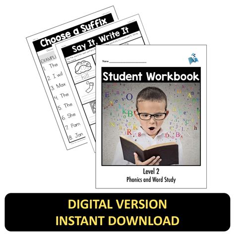digital version student workbook level  phonics  word study