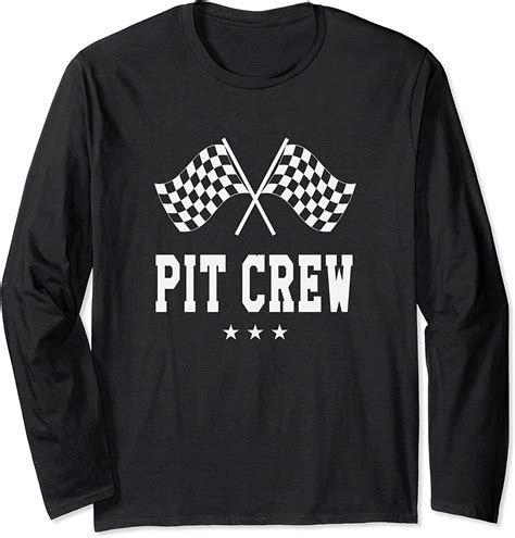Pit Crew Racing Long Sleeve T Shirt Uk Clothing