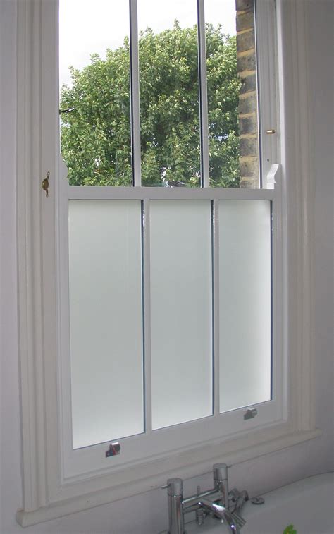 This Double Glazed Sash Window In A Bathroom Has The Added Benefit Of
