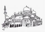 Mosque Abu Grand Dhabi Zayed Sheikh Sketch Denote Drawing Colouring Pages Drawings Sketches Buildings Painting Landmarks Illustrations Journey Kaynak Au sketch template