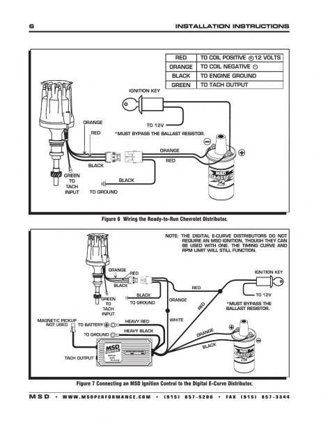 msd ready  run distributor wiring diagram