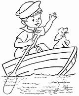 Coloring Pages Boats Boat Print sketch template