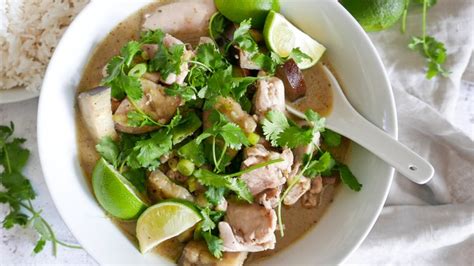 discovernet thai chicken curry recipe