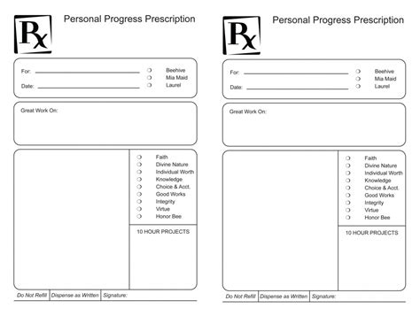 rx label template  word prescription label template