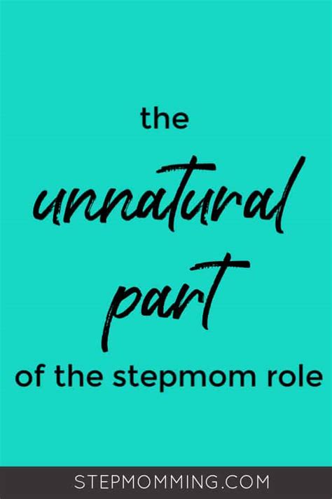 the unnatural part of the stepmom role [step]momming