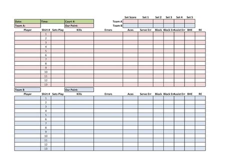 volleyball stat sheets score sheet pic trafficfunnlr