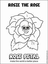 Daisy Coloring Girl Petal Scout Rose Scouts Rosie Pages Petals Sheet Daisies Place Better Make Makingfriends Flower Clover Print Law sketch template