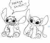 Stitch Angel Coloring Pages Stich Drawing Color Printable Getdrawings Print Sketch sketch template