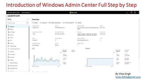 introduction  windows admin center full step  step youtube