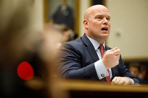 Matthew Whitaker Ex Acting Attorney General Joins Cybersecurity Firm