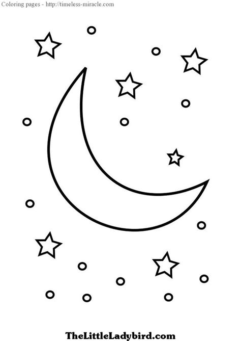 moon  stars coloring pages timeless miraclecom