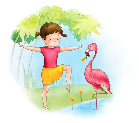 yoga flamingo olya badulina