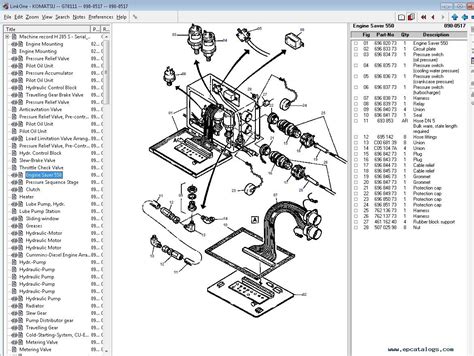 komatsu construction europe parts catalog