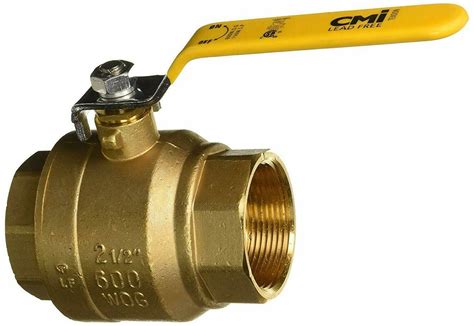 ips full port brass ball valve csa approved  wog lead