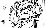 Coloring Penguin Club Clubpenguin Cadence Wecoloringpage sketch template