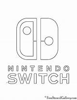 Nintendo Switch Logo Stencil Ausmalen Freestencilgallery Ausmalbilder Zum Gaming Ausdrucken Gemerkt Von Schablone Thrones Game sketch template