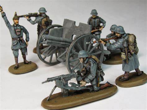 em scale   emhar model figures german artillery mm cannon