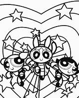 Coloring Pages Girls Puff Power Powerpuff Comments sketch template