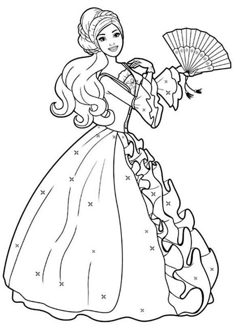 barbie dolls coloring pages coloring home