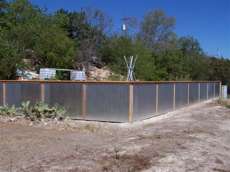 secor fence serves  hill country proudly  fencing kerrville corrugated metal fence