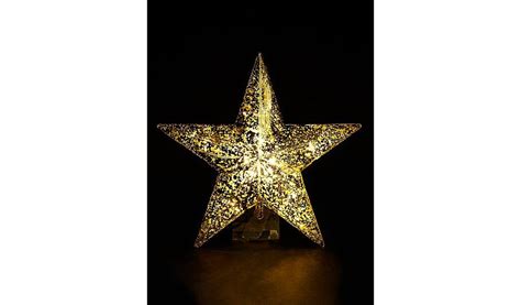 gold toned led twinkling star christmas tree topper christmas shop george twinkle star