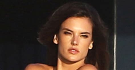 Alessandra Ambrosio Flashes Boobs During Topless Photo Shoot—see The