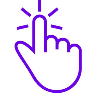 click   purple icon png symbol