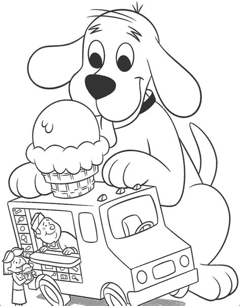 clifford  big red dog coloring pages  print