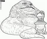 Coloring Wars Star Pages Jabba Printable Hutt Drawing Greedo Scarlett Emma sketch template