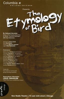 etymology  bird   columbia college chicago