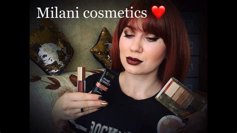 milani cosmetics ️Обзор косметики Осенний макияж 💄 youtube