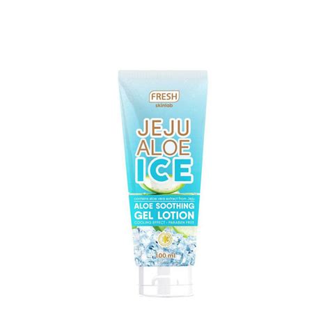 fresh skinlab jeju aloe ice soothing gel lotion 100ml