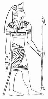 Egypt Pharaoh Egypte Egyptien Pharaohs Hieroglyphics Egipcio Colorare Egiziana égyptien égypte Hapy Princesse Sphinx Egyptiens Egipcios Uteer Dieux Ancienne Dibujos sketch template