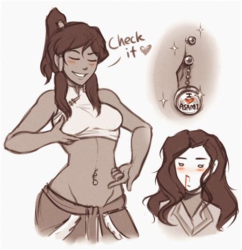 korra s belly ring avatar the last airbender the