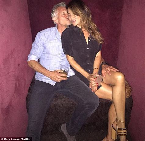 Gary Lineker Can T Keep His Hands Off Stunning Wife