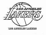 Lakers Coloring Pages Nba Basketball Los Angeles Logo La Printable Boys Clipart Sports Printables Pdf Kids Print Sheets Bounce Big sketch template