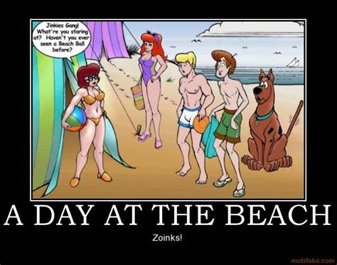 Scooby Doo Velma Bikini 34 Day At The Beach Zoinks