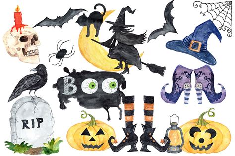 Halloween Clipart Illustrations ~ Creative Market