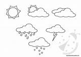 Meteo Simboli Atmosferico Lavoretticreativi Lavoretti Cartellone Meteorologia Sagome Creativi Bacheca sketch template