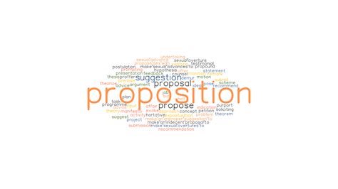 proposition synonyms and related words what is another