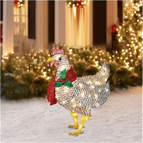 amazoncom light  chicken kywyoyou  light  chicken  scarf holiday decoration