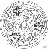 Mandala Mandalas Espiral Colorare Celta Celtas Celtici Spirale Espirales Disegno Pintar Designlooter Tatuagem Triskel Desde sketch template