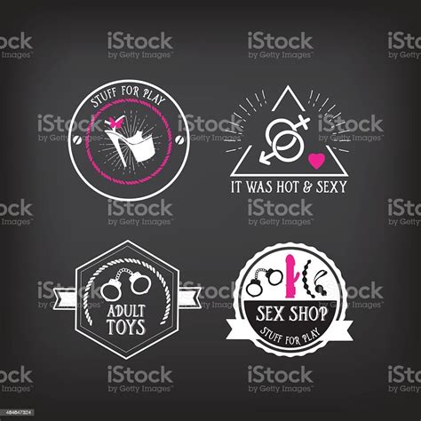 Sex Shop Logo And Badge Design Stock Illustration Download Image Now