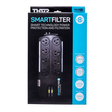 B8 – 8 Way Surge Protector With Advanced Filtration – Thor Technologies