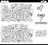Differences sketch template