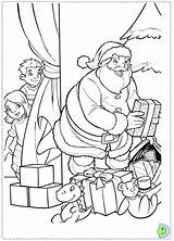 Coloring Claus Santa Dinokids Close sketch template