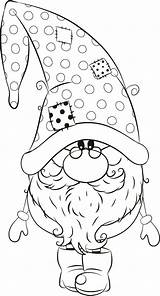Gnome Coloring Christmas Pages Winter Duendes Navidad Sheets Para Colorear Colouring Print Gnomes Printable Andre Dibujos Kids Drawing Adult Books sketch template